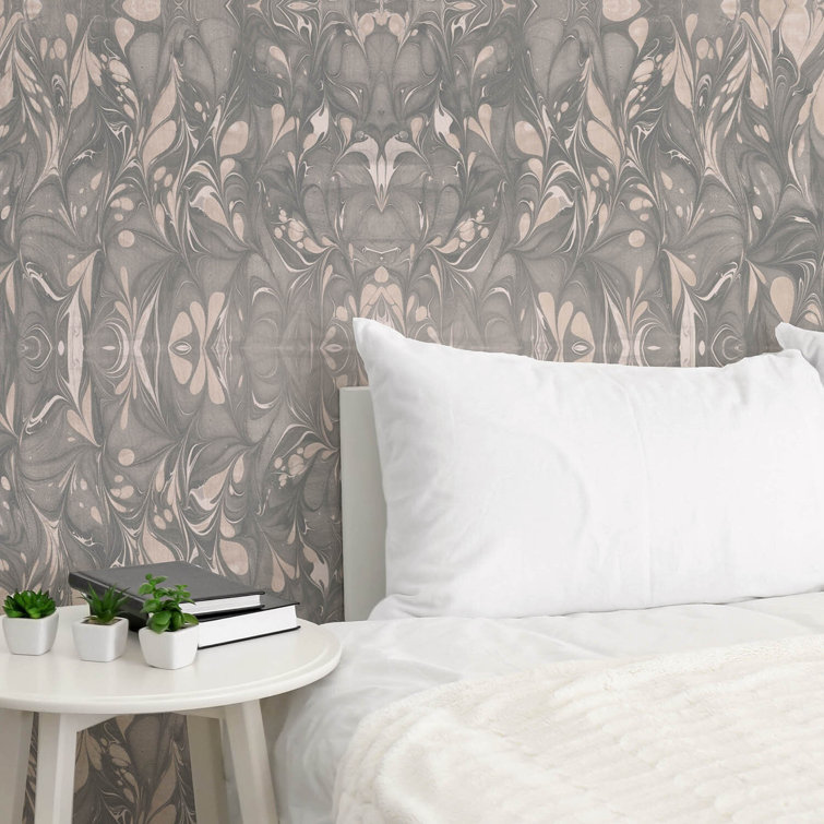 Merenda Wallpaper Fluid Abstract Wallpaper Roll Perigold